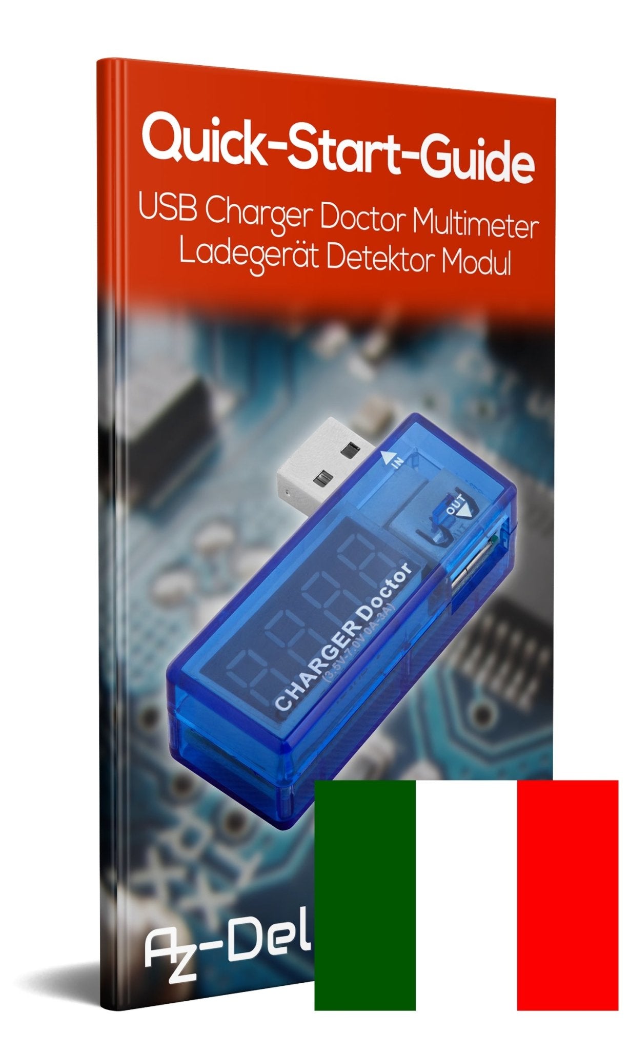 USB Charger Doctor Multimeter Ladegerät Detektor Stromverbrauchsmesser Spannungsmesser Digitaler Voltmeter - AZ-Delivery