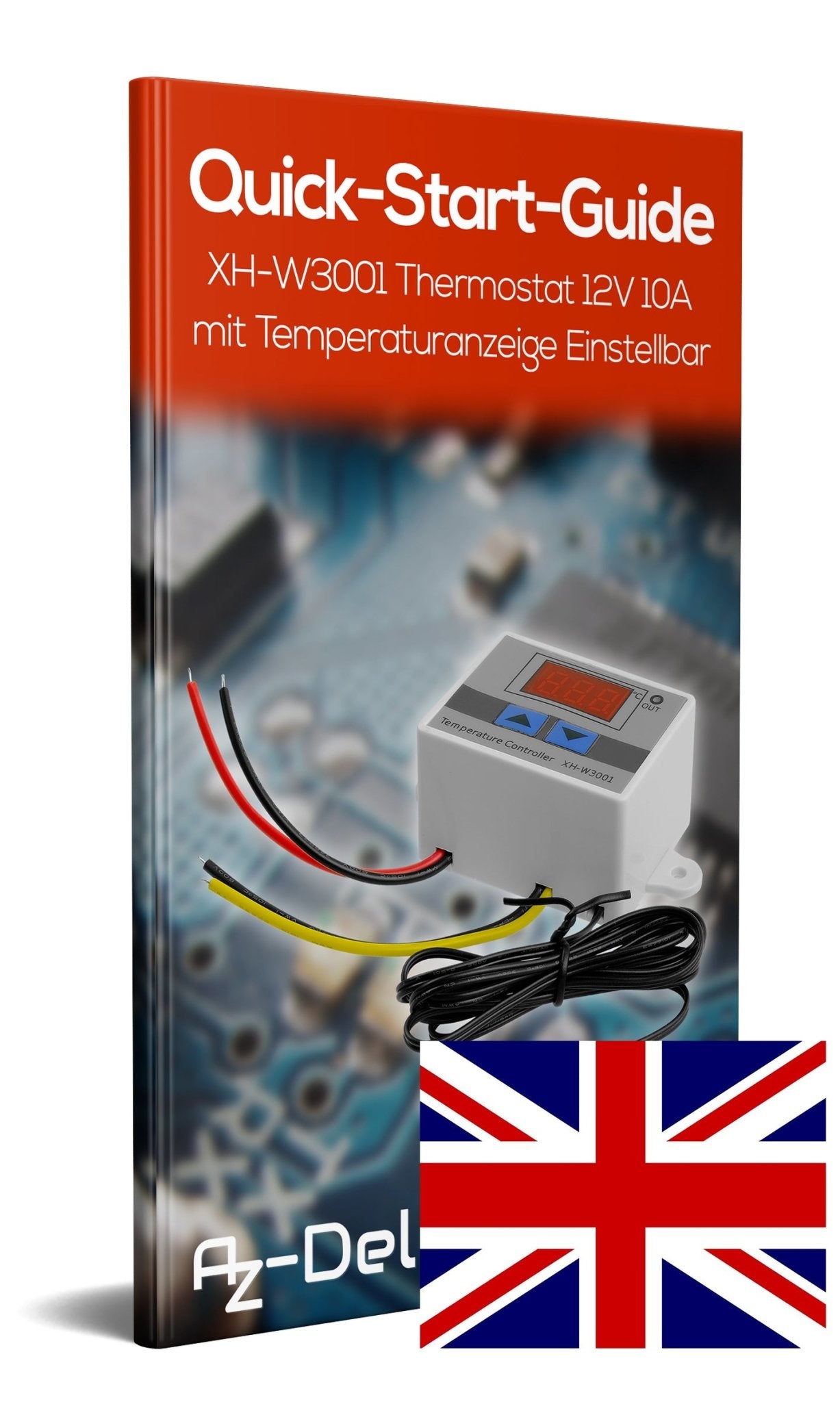 XH-W3001 Thermostat 12V mit Temperaturanzeige, -50°C bis 110 °C - AZ-Delivery