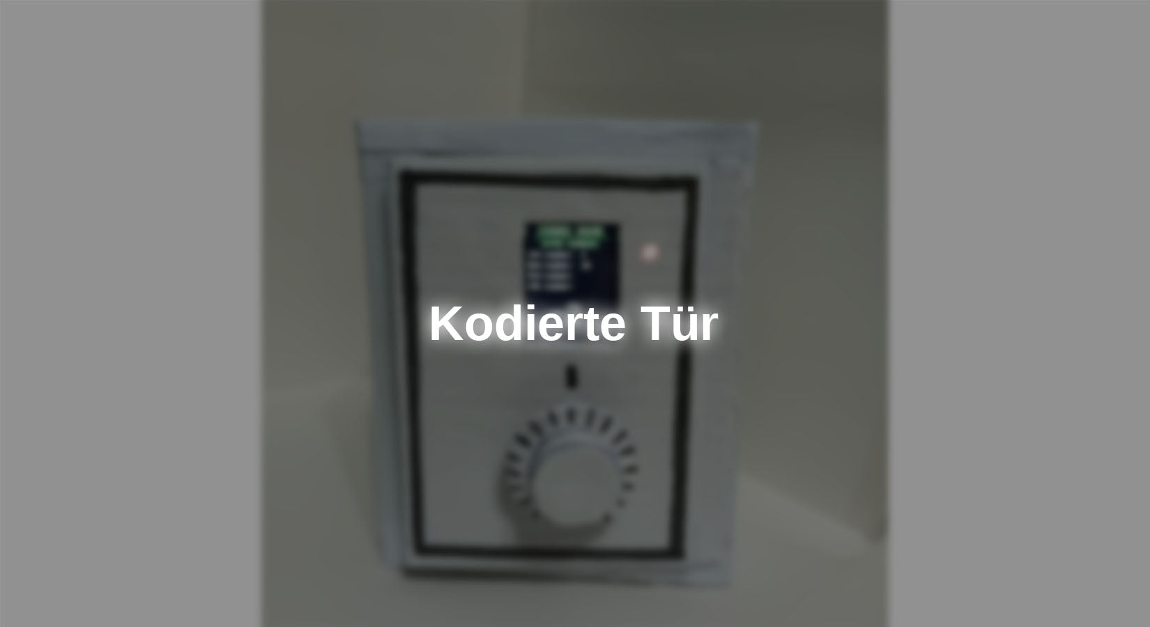Kodierte Tür