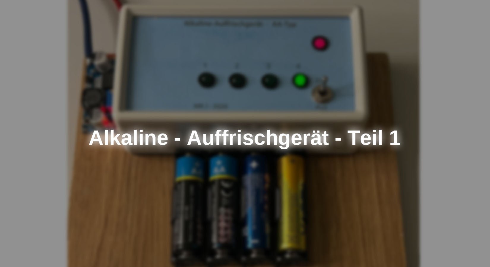 Alkaline - Auffrischgerät - Teil 1 - AZ-Delivery