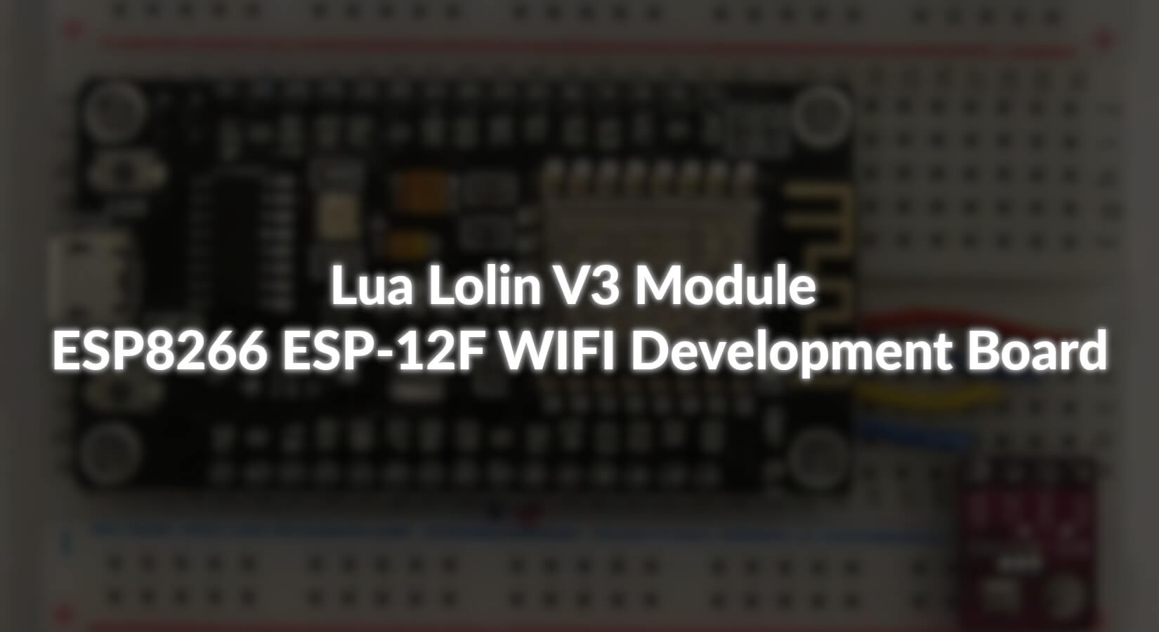 Lua Lolin V3 Module ESP8266 ESP-12F WiFi Development Board - AZ-Delivery