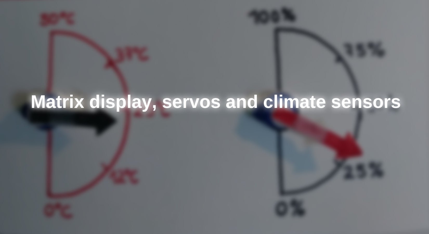 Matrix Display, Servos und Klimasensoren - AZ-Delivery