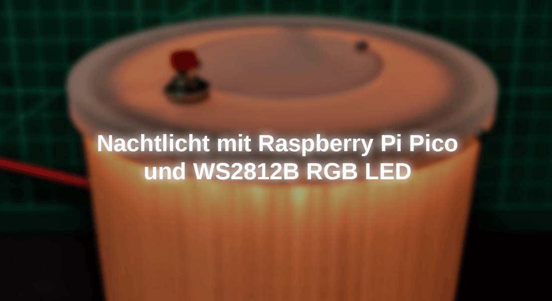 Mini Light For Raspberry Pi Night light with Raspberry Pi Pico and WS2812B RGB LED
