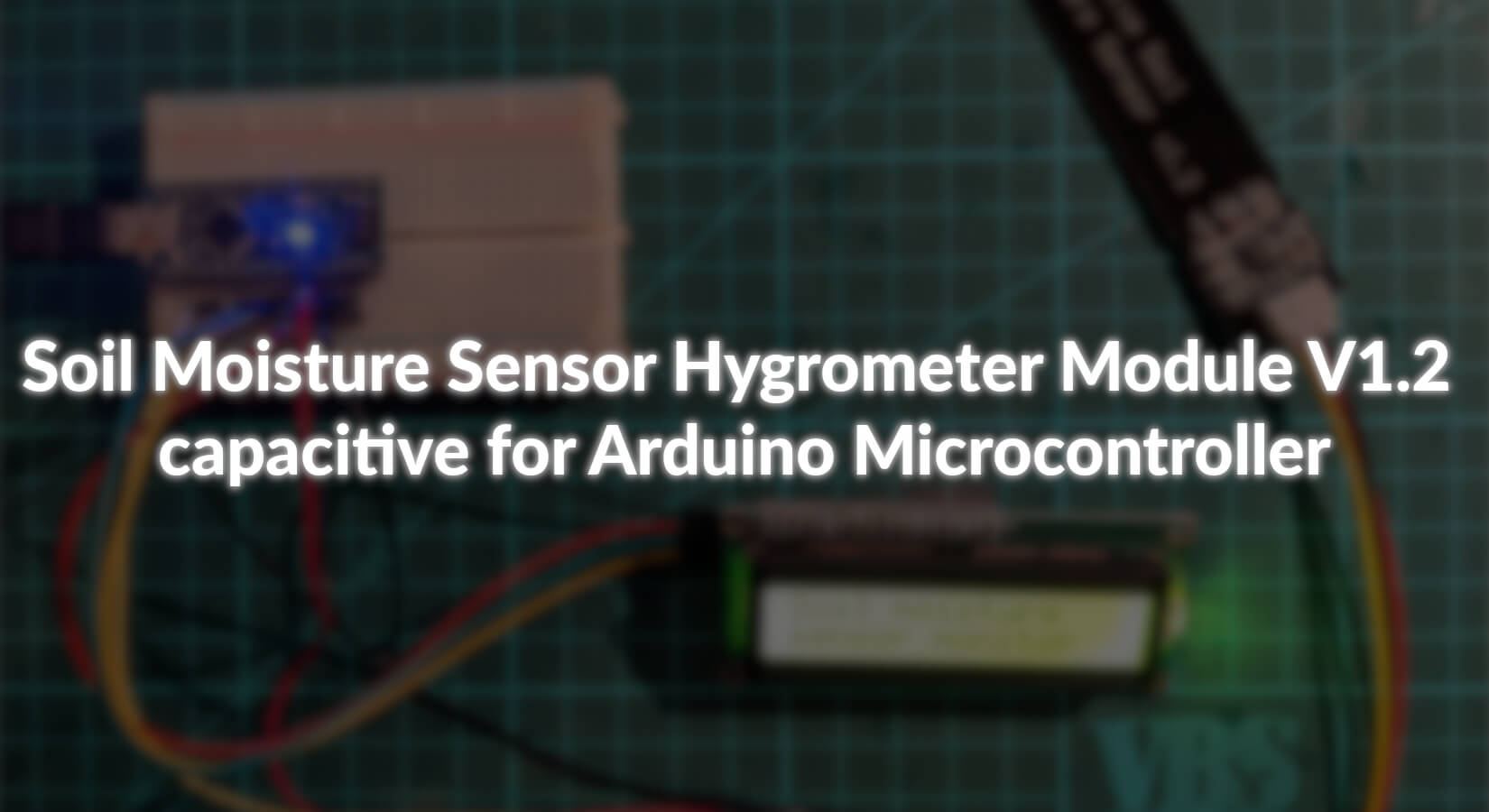Soil Moisture Sensor Hygrometer Module V1.2 capacitive for Arduino Microcontroller - AZ-Delivery