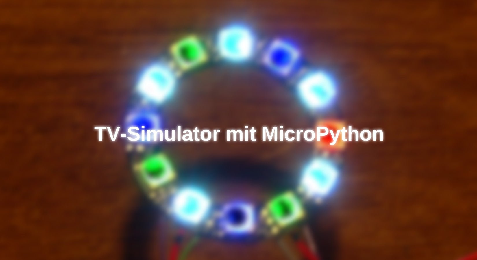 TV-Simulator mit MicroPython - AZ-Delivery