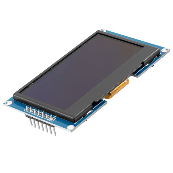 2,42" 128X64 - OLED - Anzeigemodul SPI - 2.42 Zoll OLED Bildschirm kompatibel mit Arduino UNO R3 - Weiße Schrift OLED - AZ - Delivery