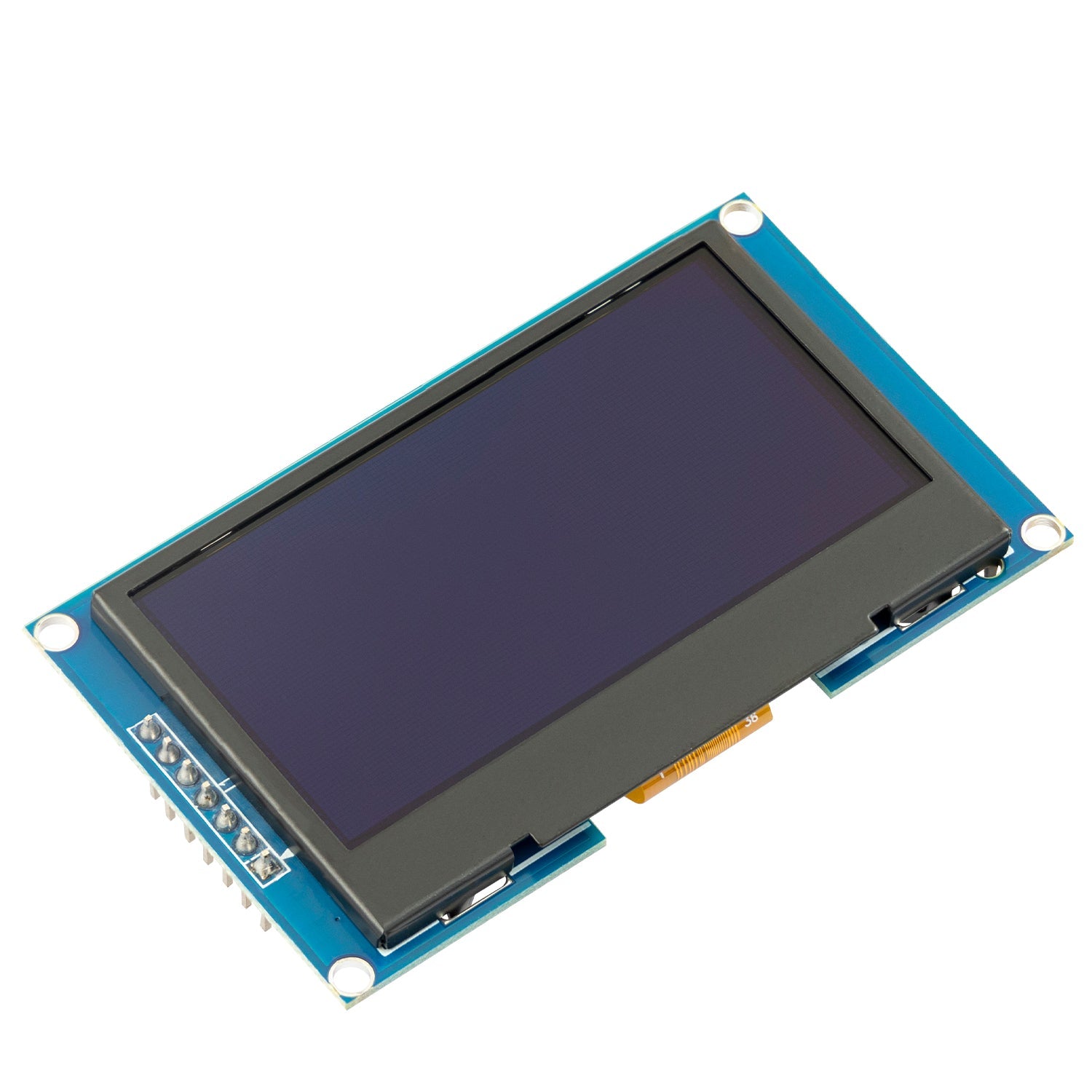 2,42" 128X64 - OLED - Anzeigemodul SPI - 2.42 Zoll OLED Bildschirm kompatibel mit Arduino UNO R3 - Weiße Schrift OLED - AZ - Delivery