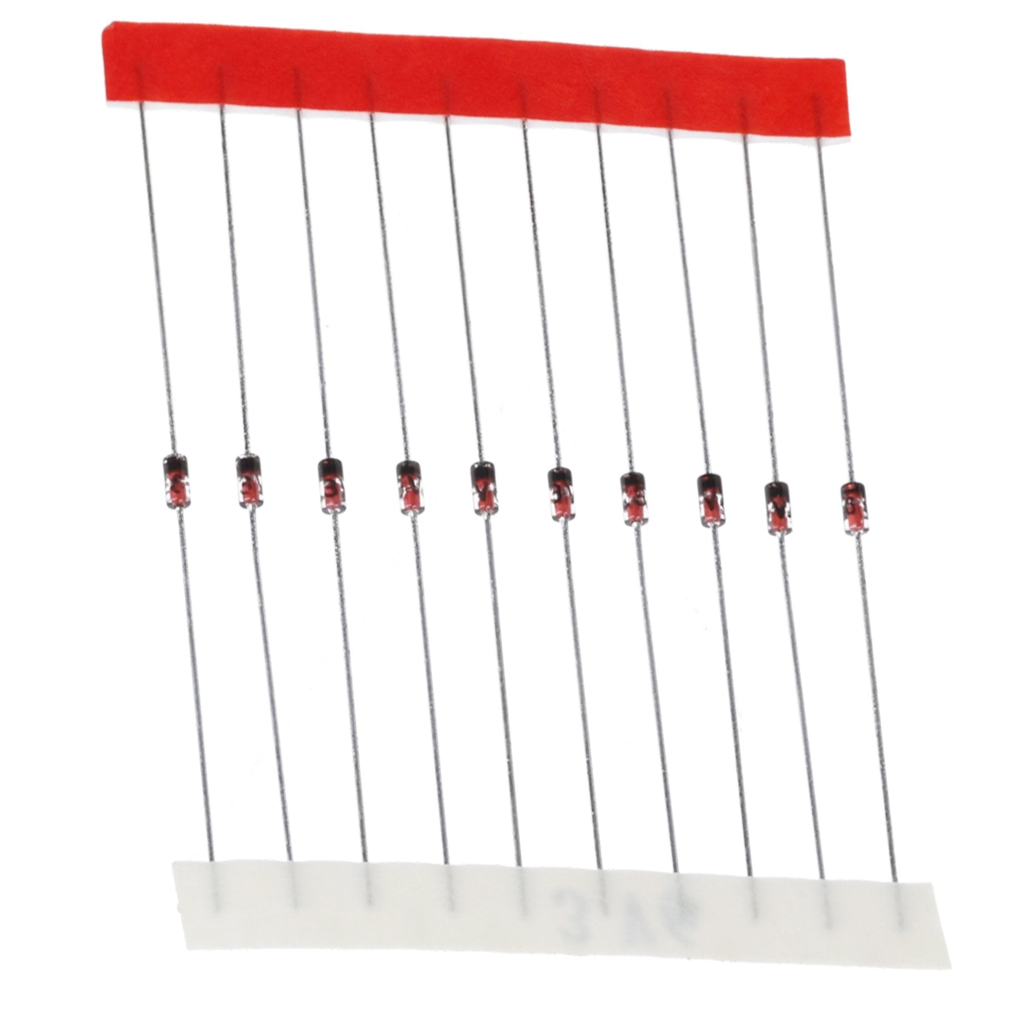 300 teiliges Zener Dioden Set - 30 Werte 0.5W Zener Dioden Sortiment mit 2V bis 39V - Sperrdioden für Spannungsregelung und Überspannungsschutz - AZ - Delivery