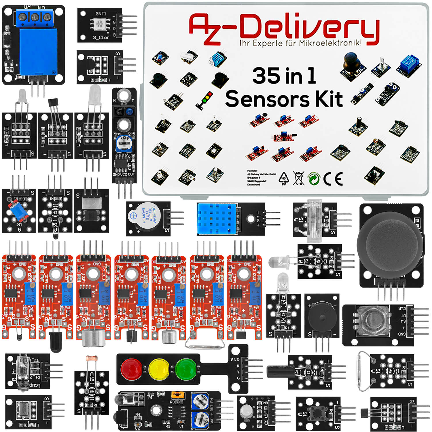 PROMO BUNDLE: 35 in 1 Sensorenkit + ESP32 NodeMCU Module