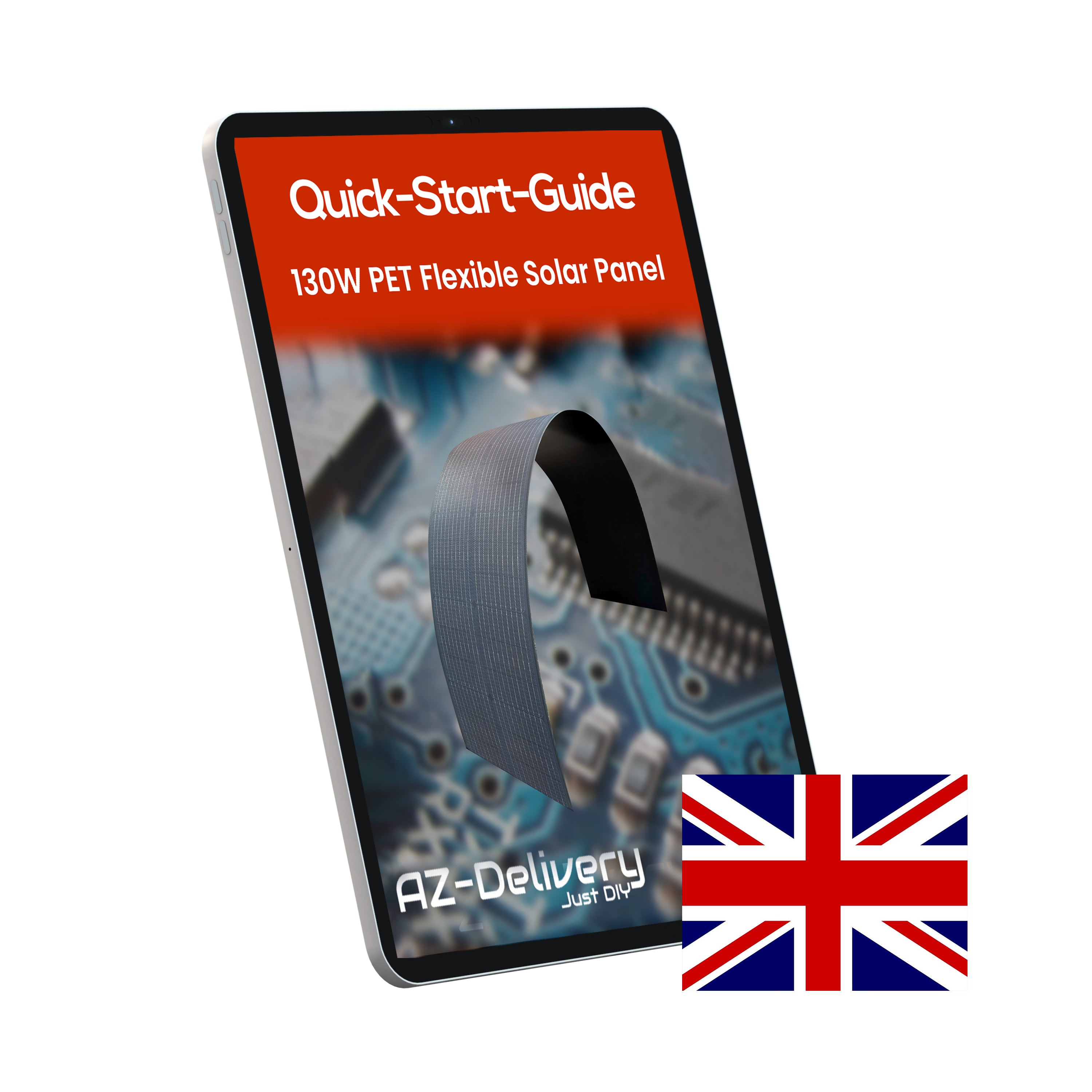 130W ETFE Flexibles Solarpanel – Monokristallines Solarmodul, Leicht & Robust, PV-Modul mit MC4-Stecker, Ideal für Wohnmobil, Boot, Dach, Balkon, Camping & Netzunabhängige Anwendungen