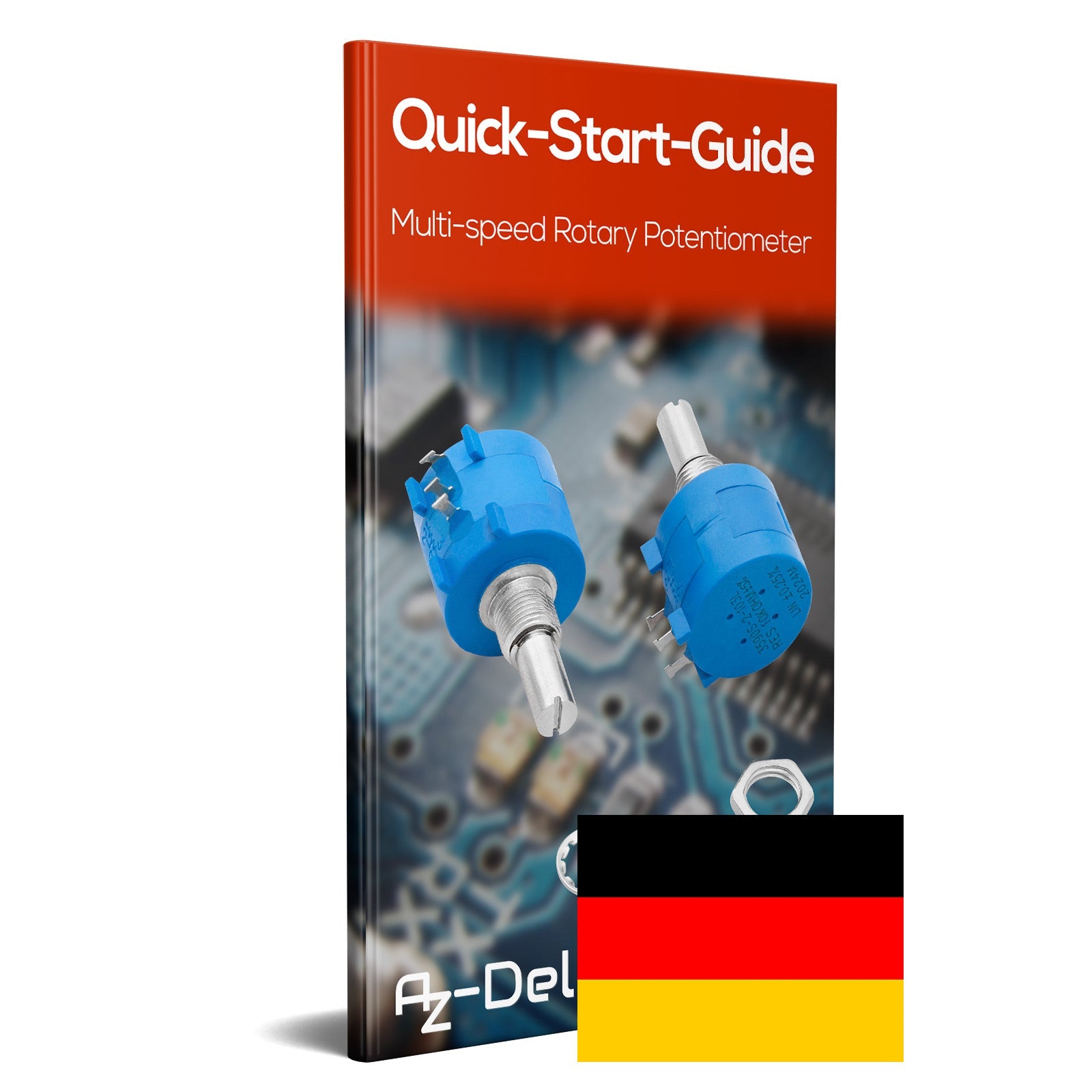 Mehrgang rotary Potentiometer mit Schutzwiderstand 3590S 10K Ohm mit einstellbarem Widerstand - AZ - Delivery