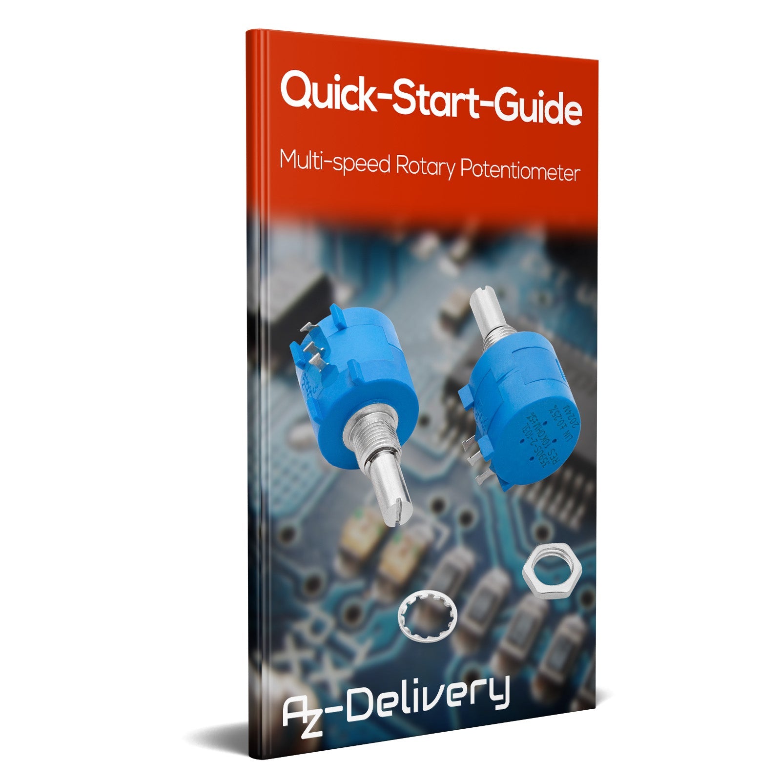 Mehrgang rotary Potentiometer mit Schutzwiderstand 3590S 10K Ohm mit einstellbarem Widerstand - AZ - Delivery