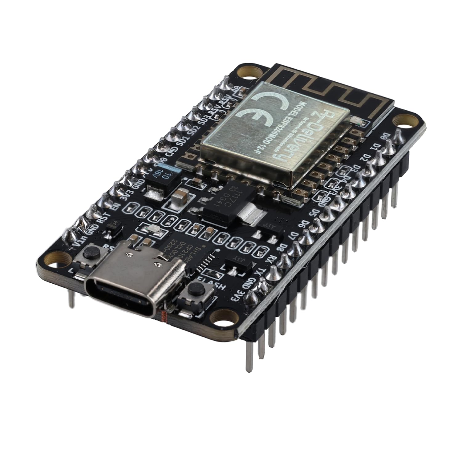 NodeMCU Amica Modul V2 ESP8266 ESP - 12F WiFi mit USB - C Anschluss - Node MCU ESP 8266 WiFi Development Board mit CP2102 kompatibel mit Arduino - AZ - Delivery