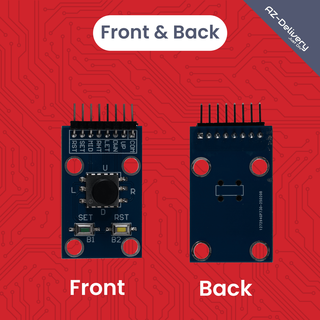 Module de navigation dans les projets/menus avec joystick et boutons C