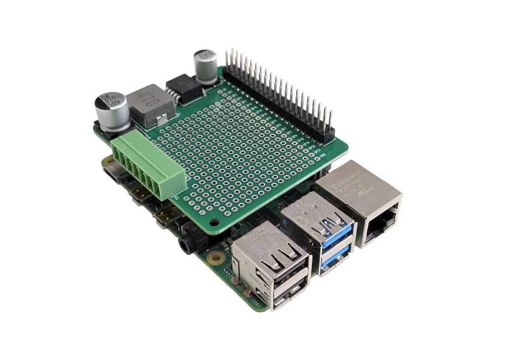 RasPiBox Lite - Kompaktes Raspberry Pi Hutschienen Montage Set - AZ - Delivery
