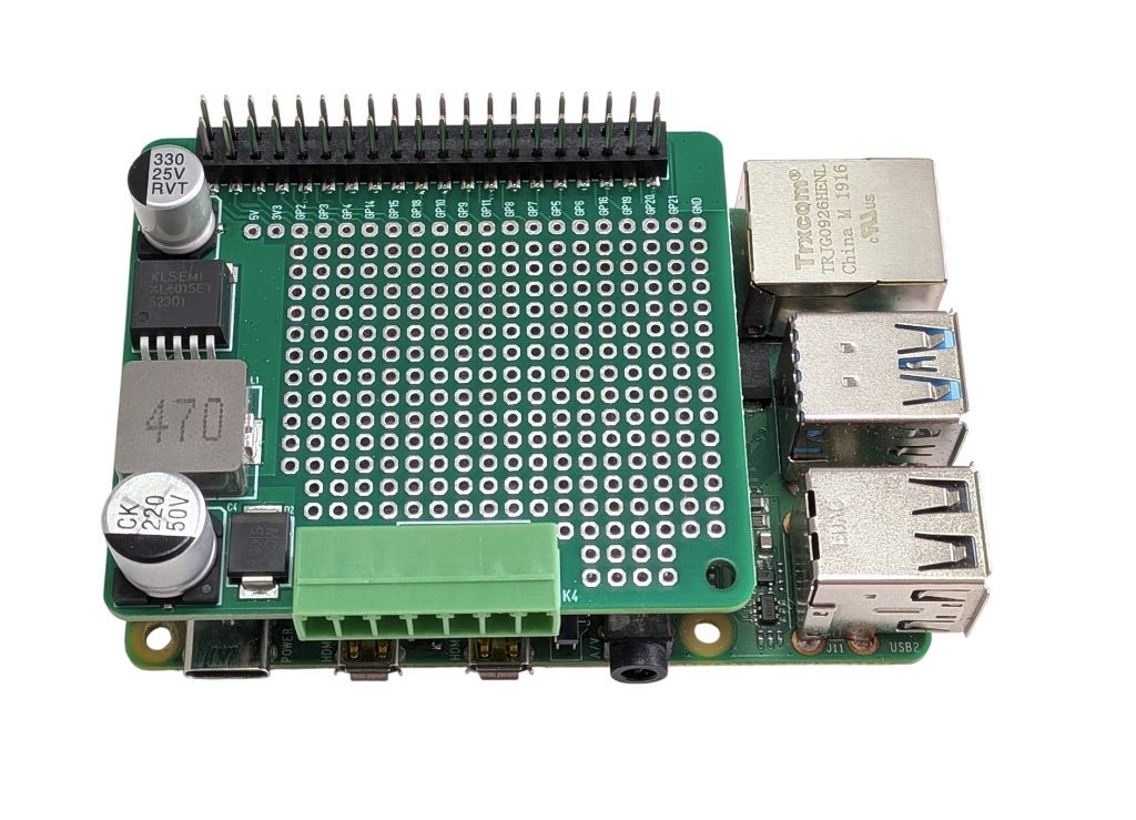 RasPiBox Lite - Kompaktes Raspberry Pi Hutschienen Montage Set - AZ - Delivery