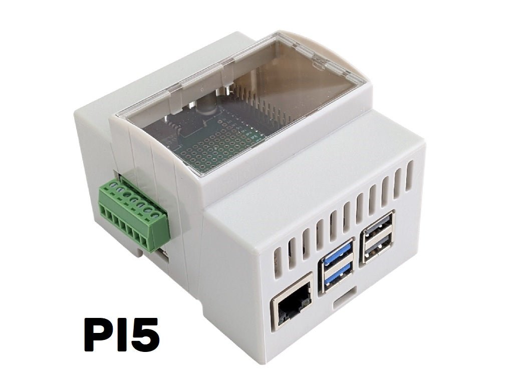 RasPiBox Lite - Kompaktes Raspberry Pi Hutschienen Montage Set - AZ - Delivery