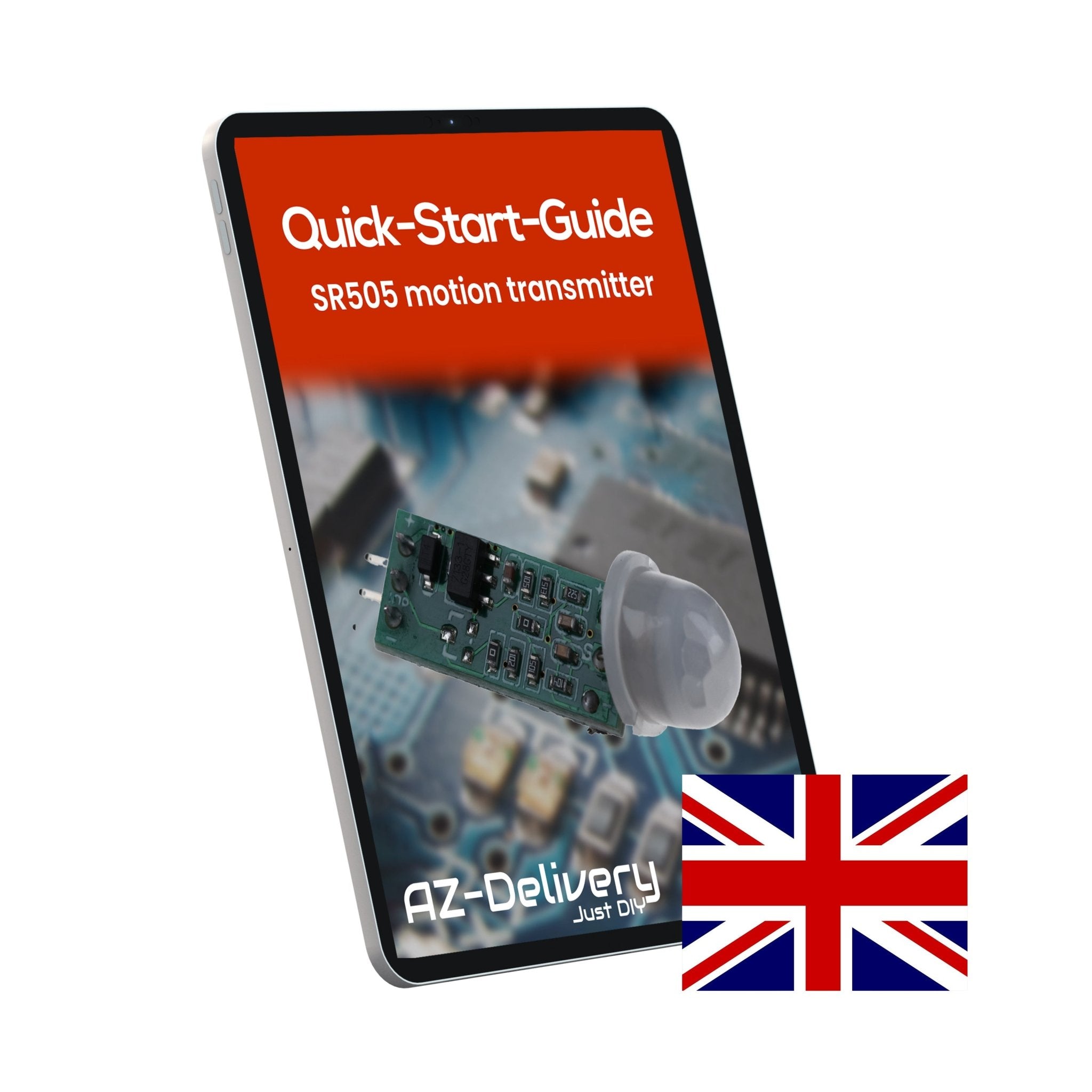 SR505 Mini PIR Bewegungssensor 4,5–20V – Infrarot IR Sensor Modul für Arduino, 100° Erfassung, 4m Reichweite, kompakter Bewegungsmelder, HC - SR501 Alternative - AZ - Delivery