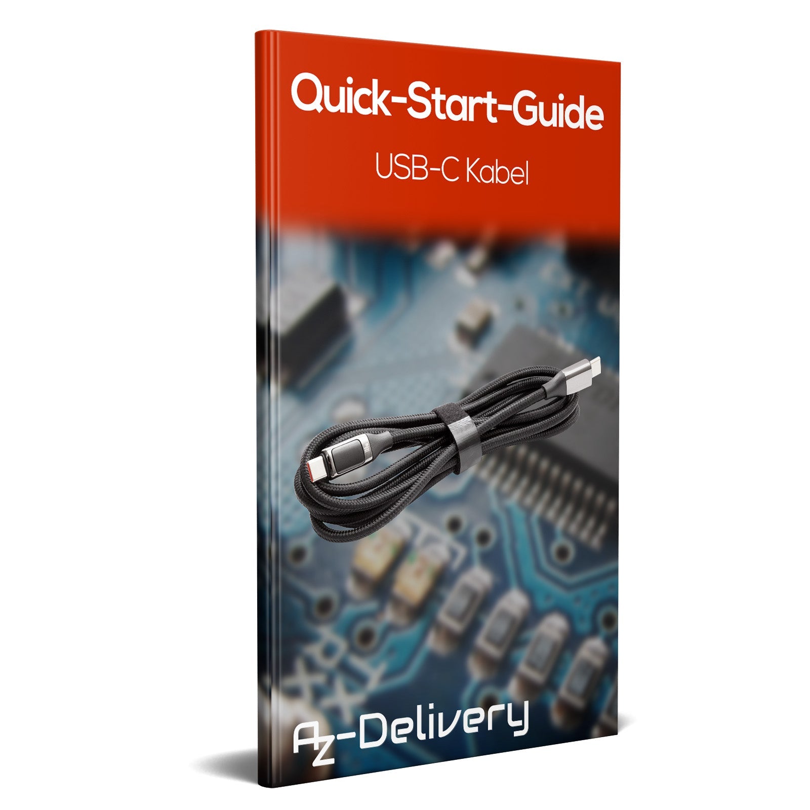 USB Kabel Typ USB - C zu USB - C 100W | Schnellladekabel mit Display für Macbook, Xiaomi, Samsung mit eMarker Chip - AZ - Delivery