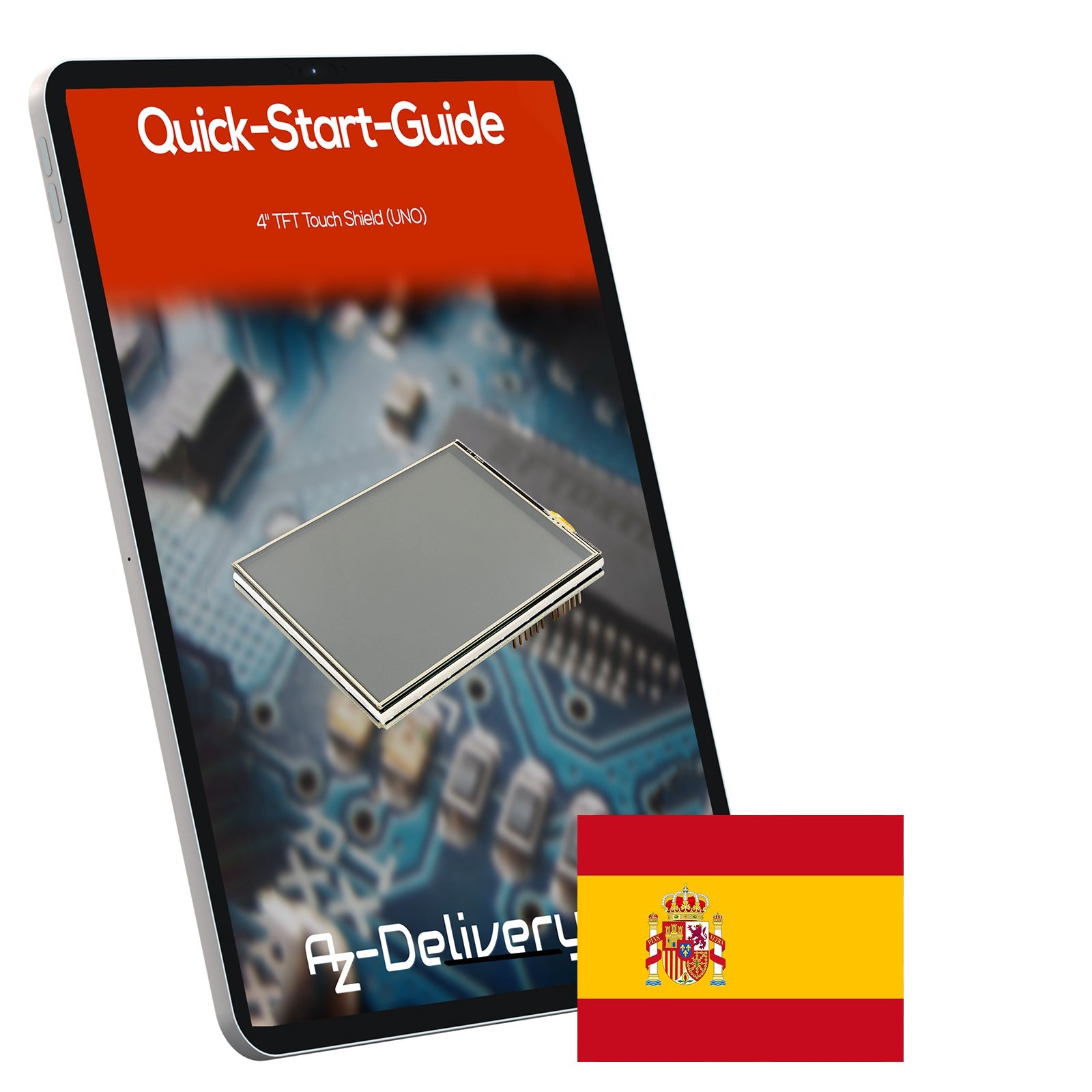 Waveshare - 4 " TFT Touch Shield - AZ-Delivery