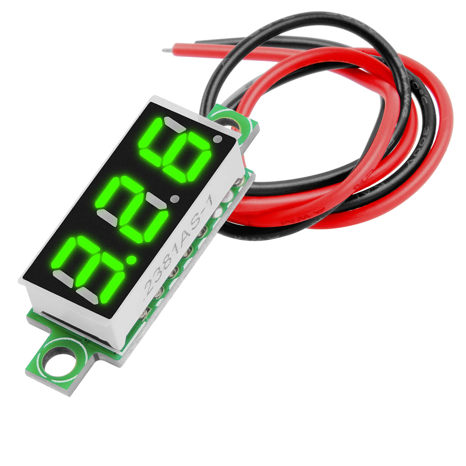0,28 Zoll Mini Digital Voltmeter Spannungsmesser mit 7-Segment Anzeige 2,5V - 30V