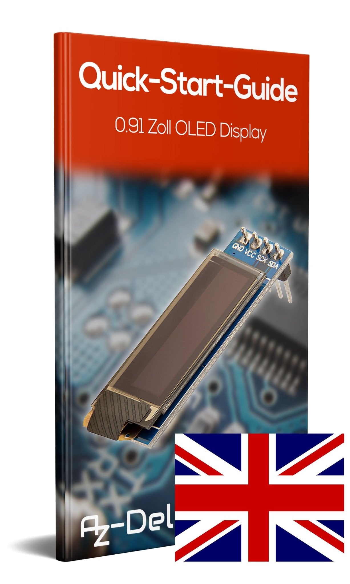 0.91 inch OLED I2C Display 128 x 32 pixels