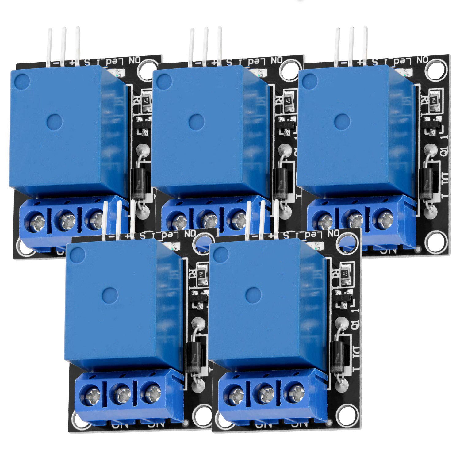 1-Relais 5V KY-019 Modul High-Level-Trigger kompatibel mit Arduino und Raspberry Pi
