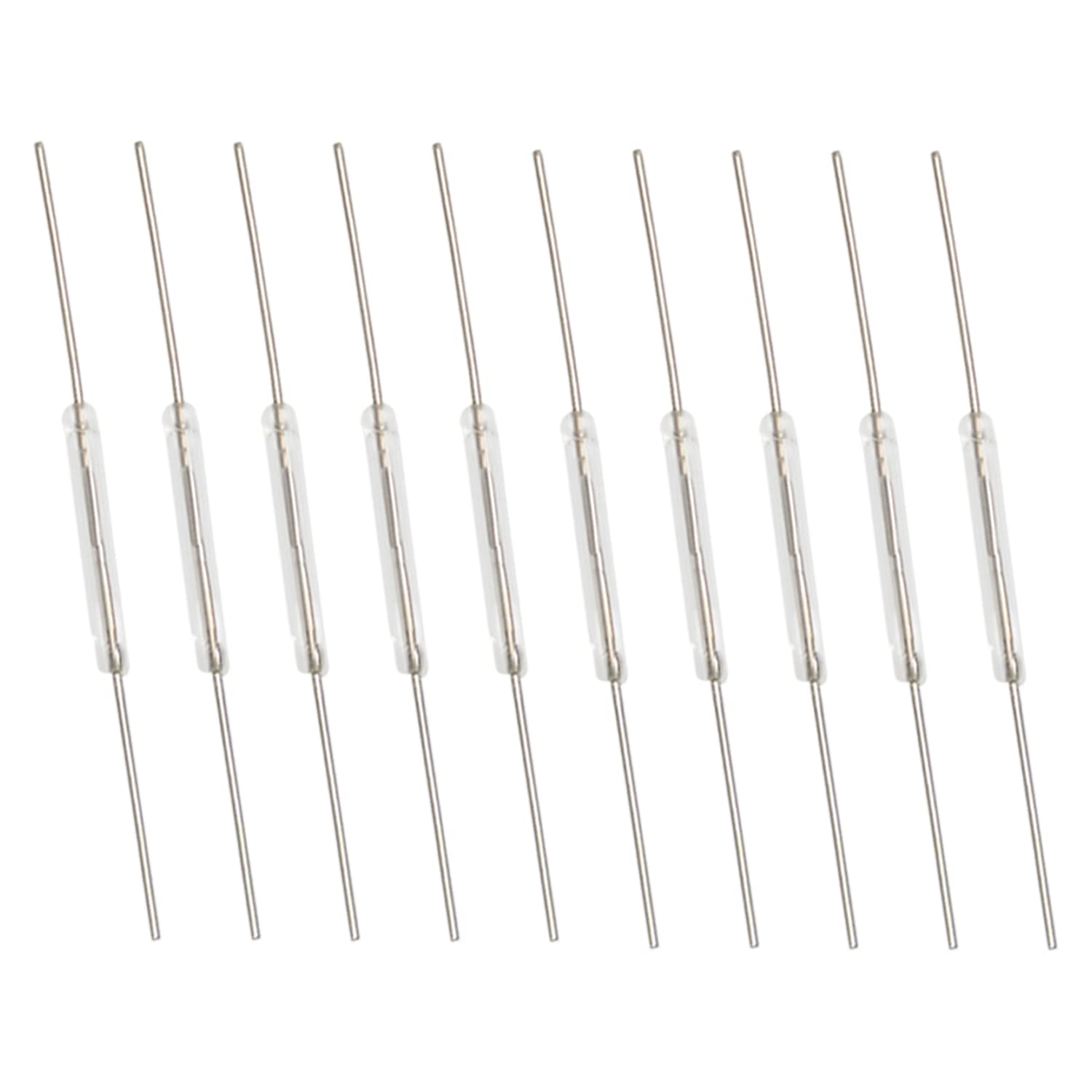 10x N/O Reed Switch Magnetic Switch 2 * 14mm Magnetic Induction Switch for Arduino