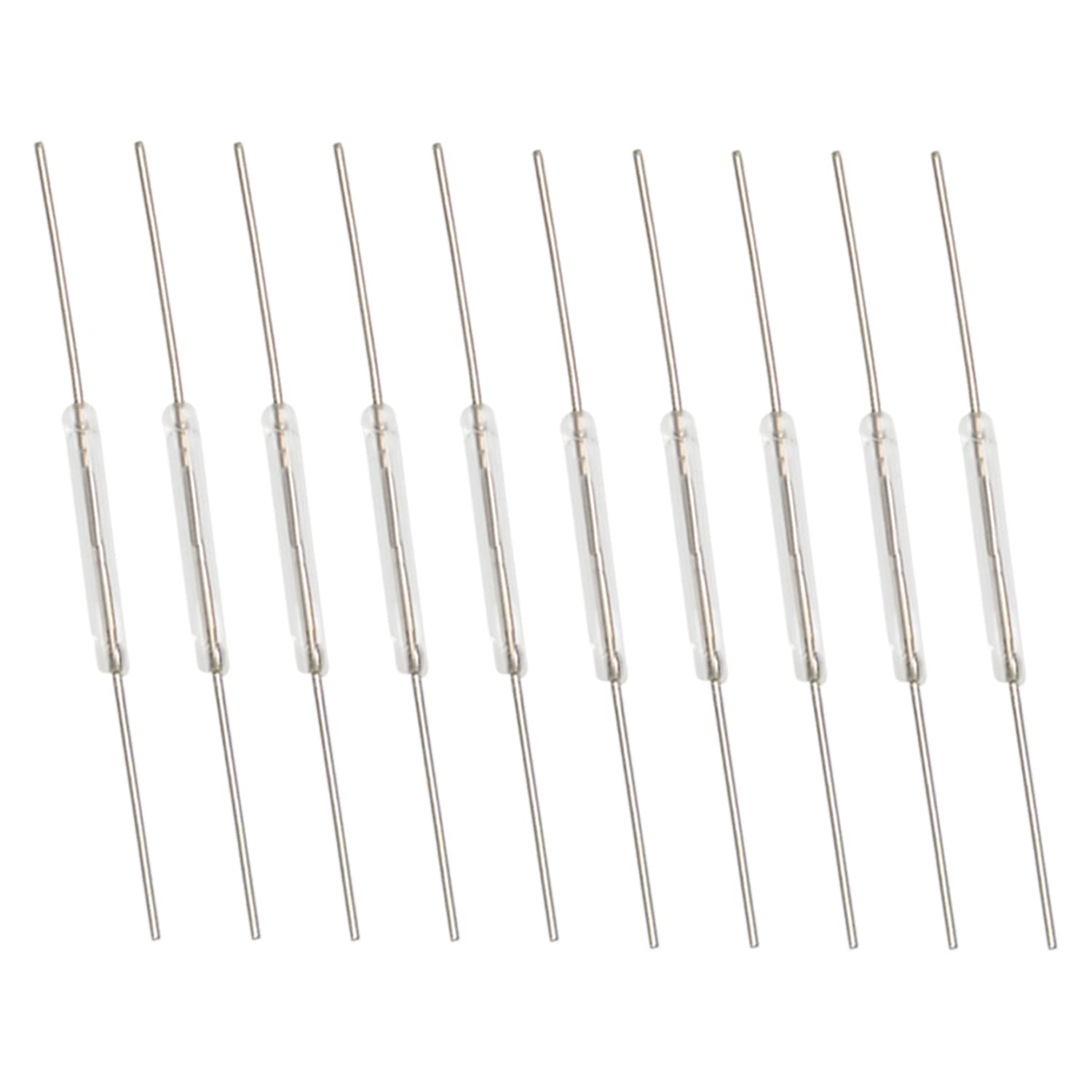 10x N/O Reed Interrupteur magnétique 2 * 14mm Interrupteur à induction magnétique pour Arduino