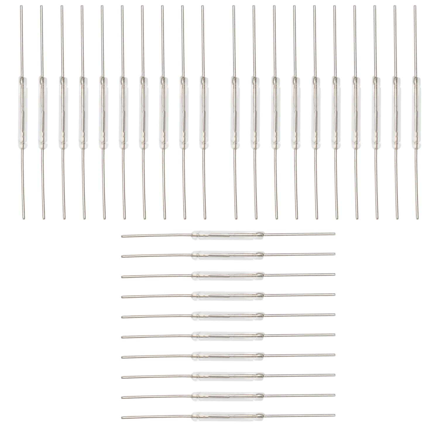 10x N/O Reed Switch Magnetic Switch 2 * 14mm Magnetic Induction Switch for Arduino