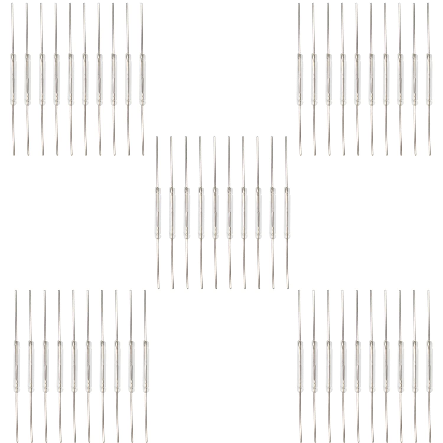 10x N/O Reed Switch Magnetic Switch 2 * 14mm Magnetic Induction Switch for Arduino