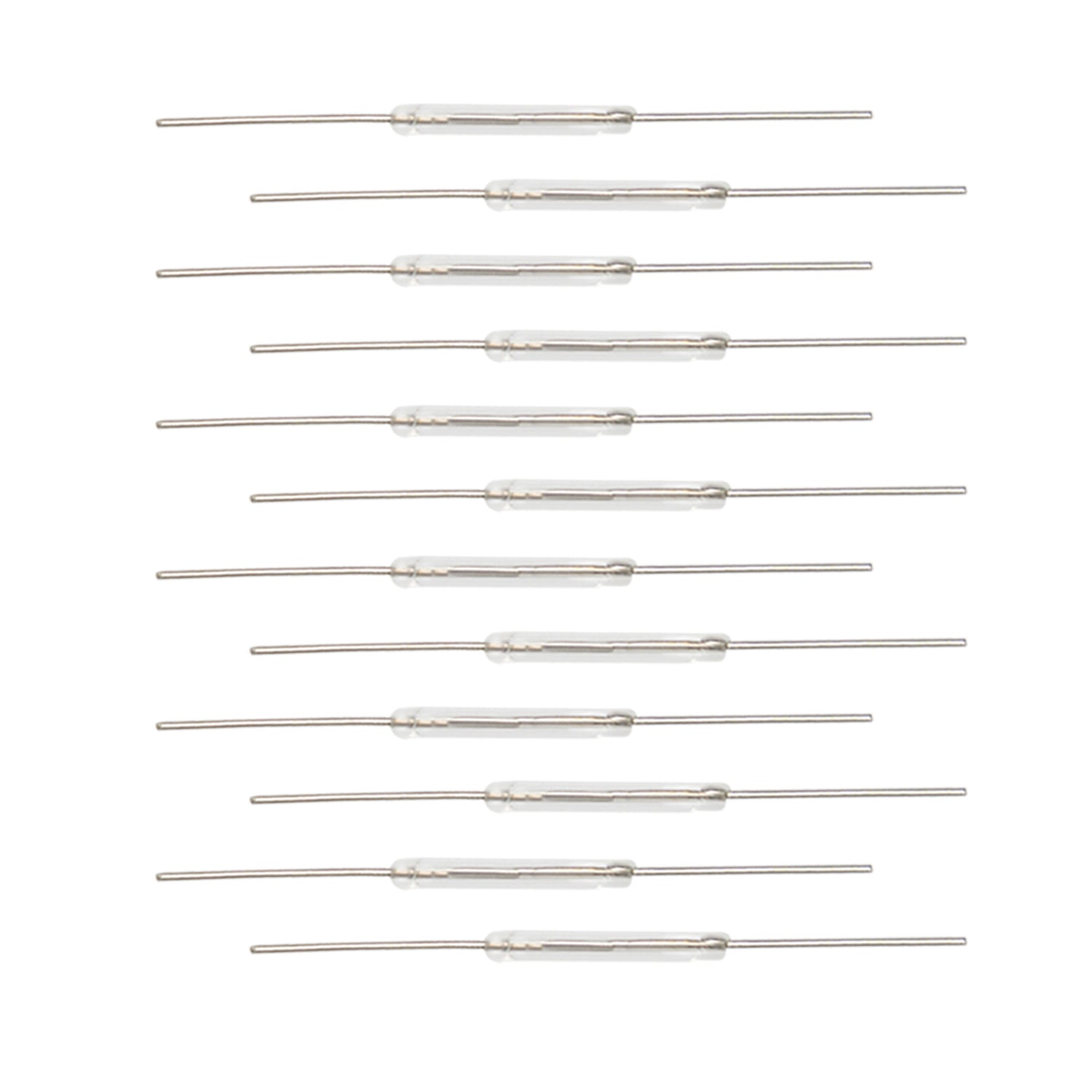 10x N/O Reed Switch Magnetic Switch 2 * 14mm Magnetic Induction Switch for Arduino