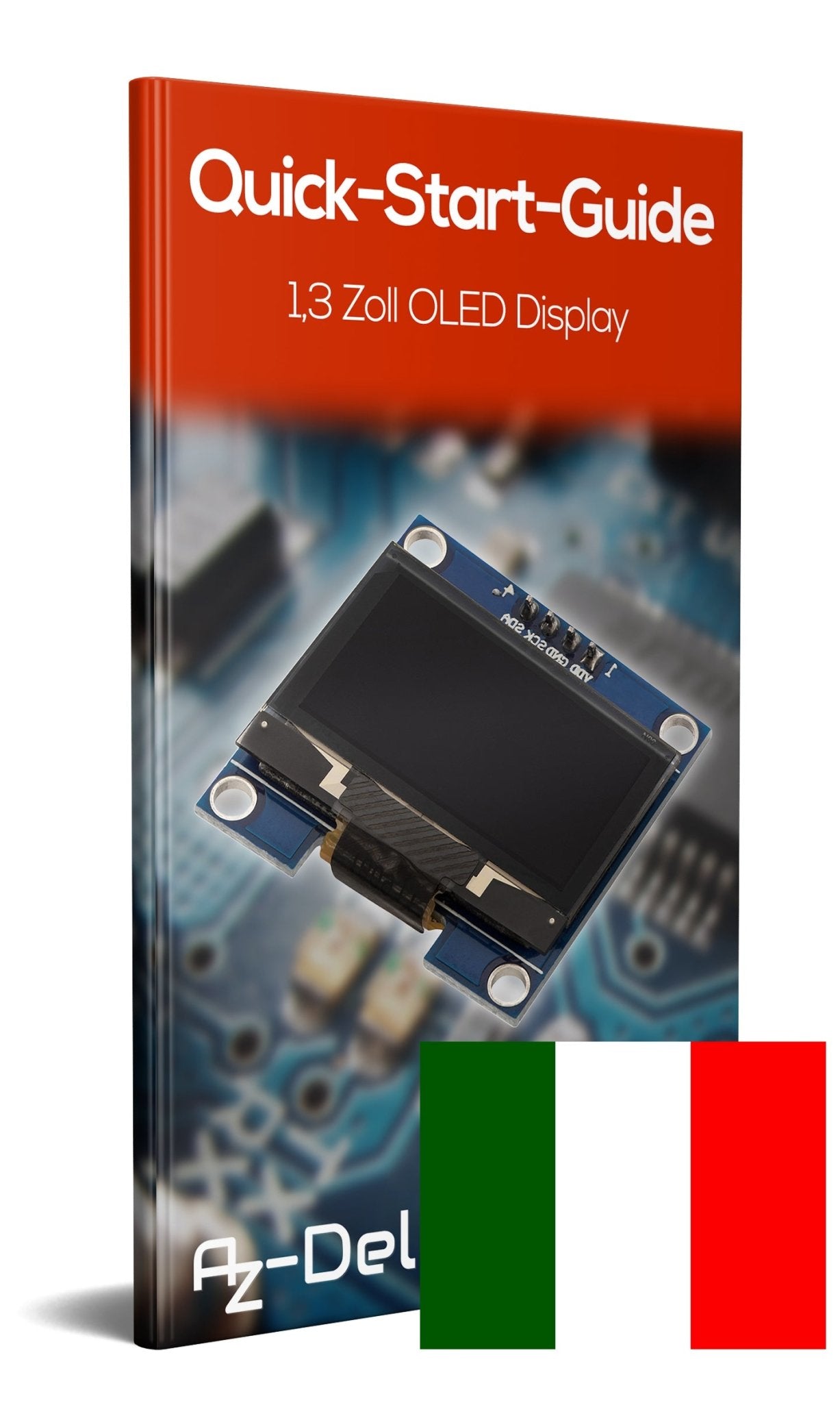 1.3 inches OLED I2C 128 x 64 pixel display for Raspberry Pi