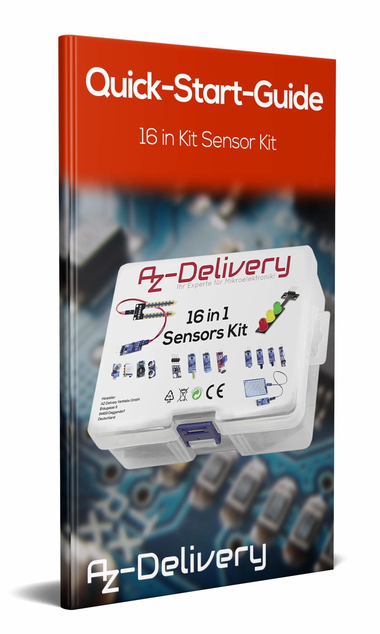 16 In 1 kit accessory set with sensors and modules for Raspberry Pi