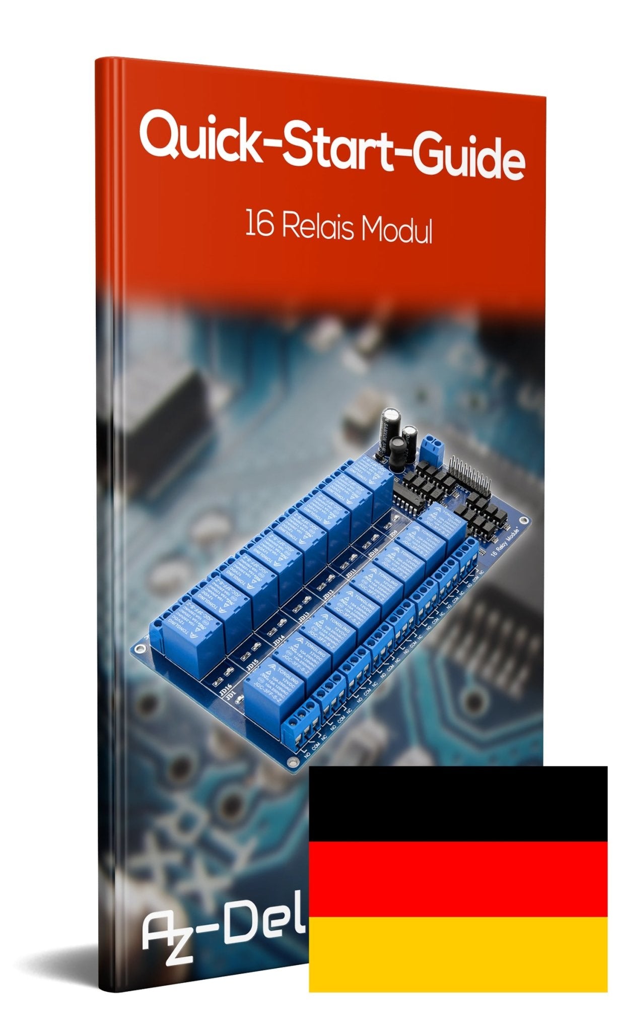 16-channel relay module 12V with optocoupler low-level trigger