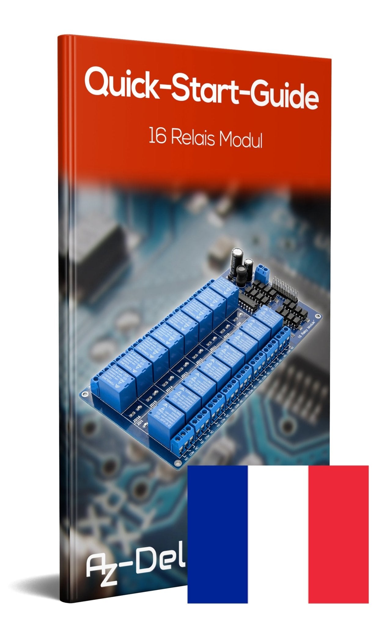 16-channel relay module 12V with optocoupler low-level trigger