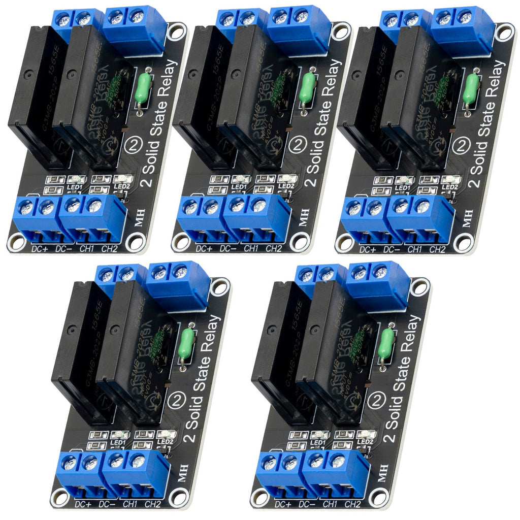 8-Kanal Solid-State-Relais-Modul 5V/230VAC – Low-Level-Trigger Für Arduino, Raspberry Pi & AVR – Zuverlässig & Langlebig