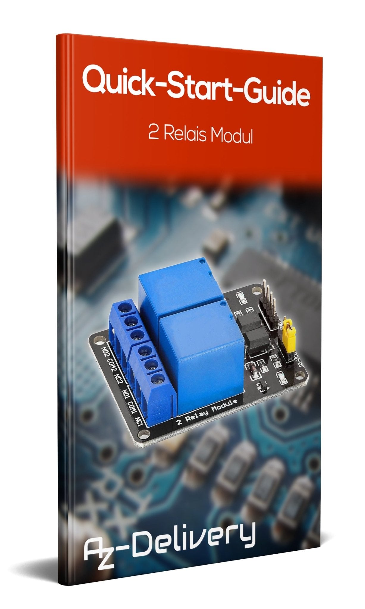 2-channel relay module 5V with optocoupler low-level trigger