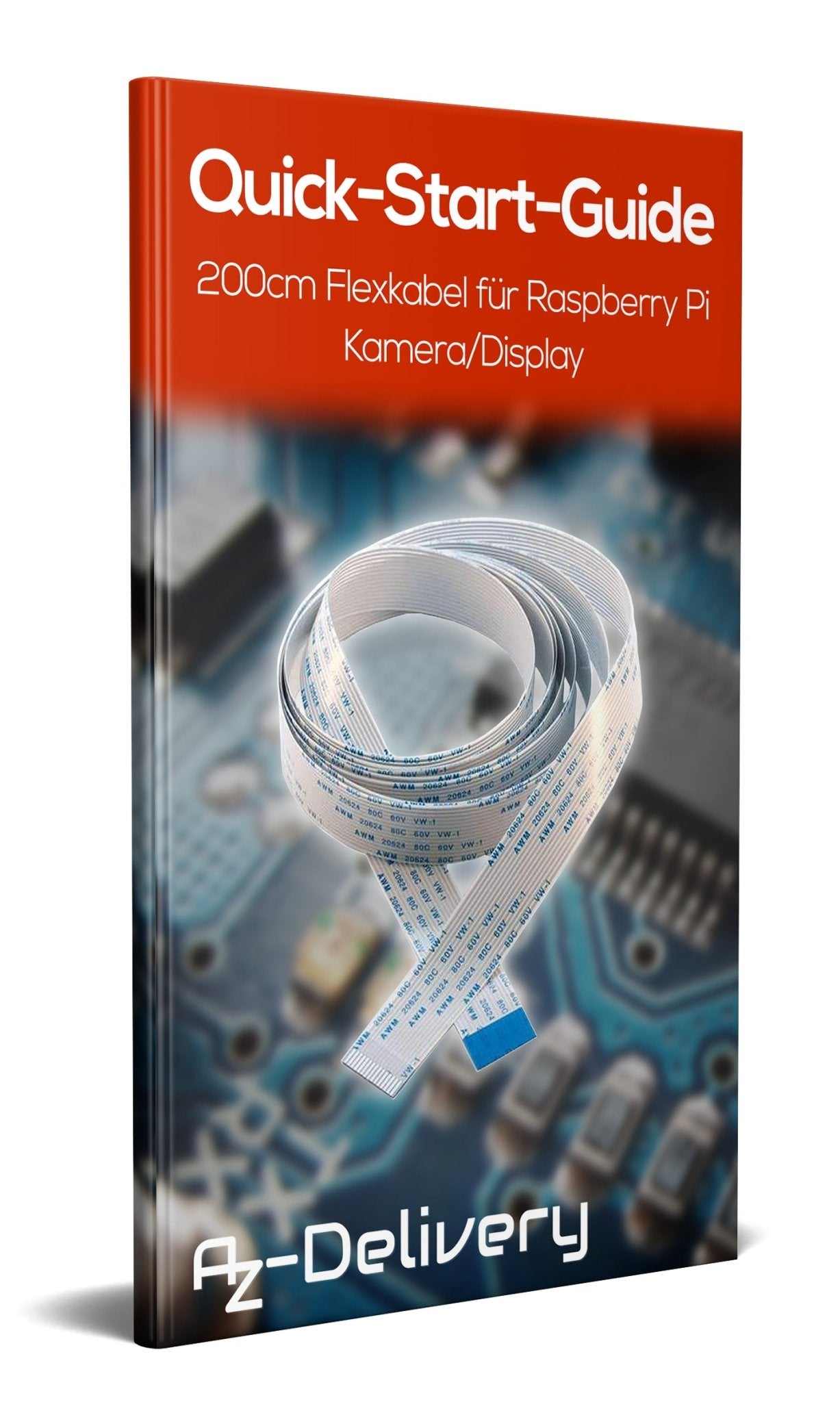 200 cm replacement flex cable for Raspberry Pi camera / display