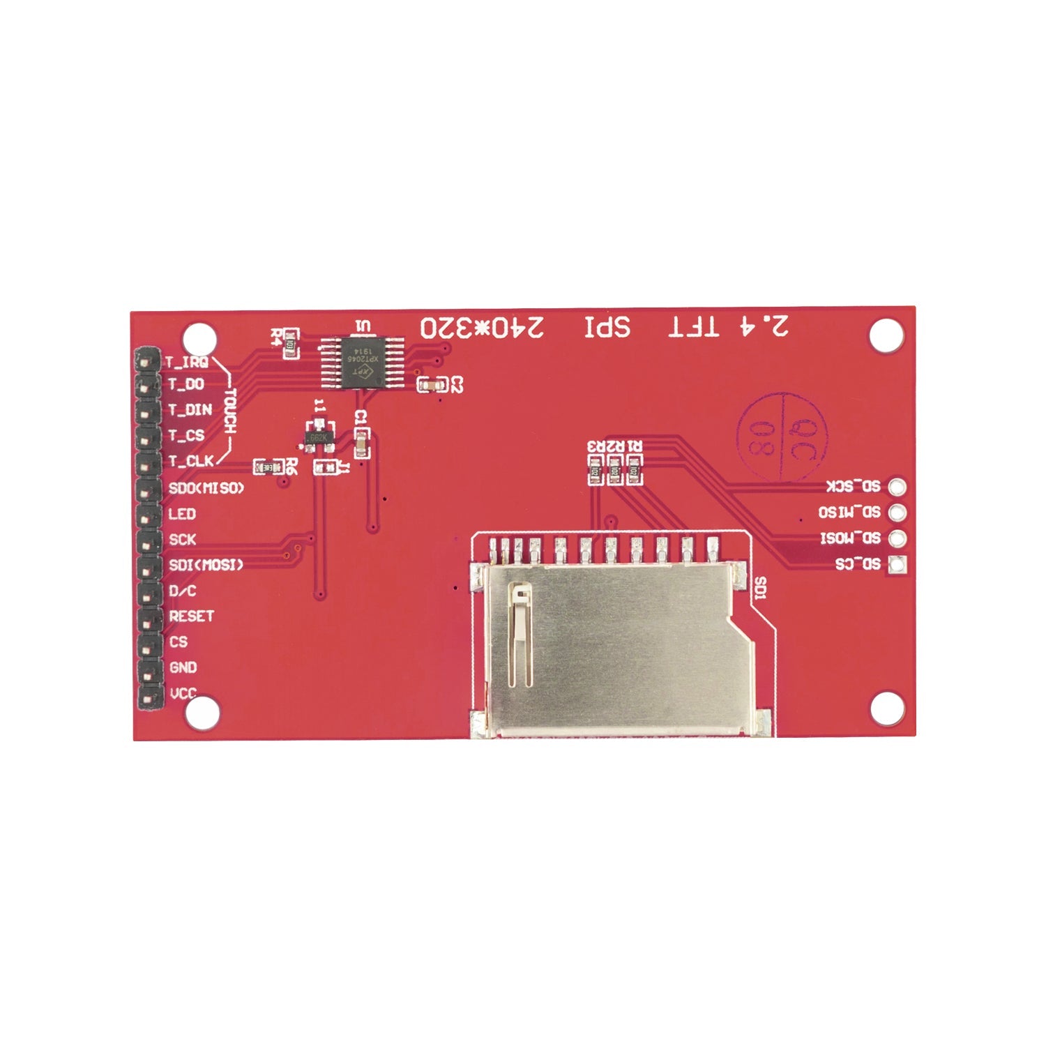 2,4 Zoll LCD TFT Touch Display - Kompatibel mit Arduino und Raspberry Pi - 320x240 Auflösung, ILI9341 Treiber, SPI Schnittstelle - AZ-Delivery