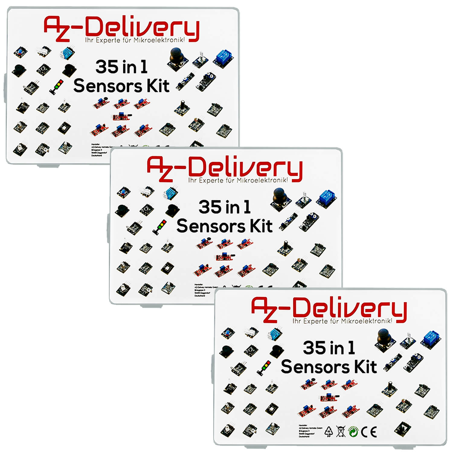 35 in 1 kit di sensori kit di moduli e kit di accessori compatibili con Arduino e Raspberry Pi
