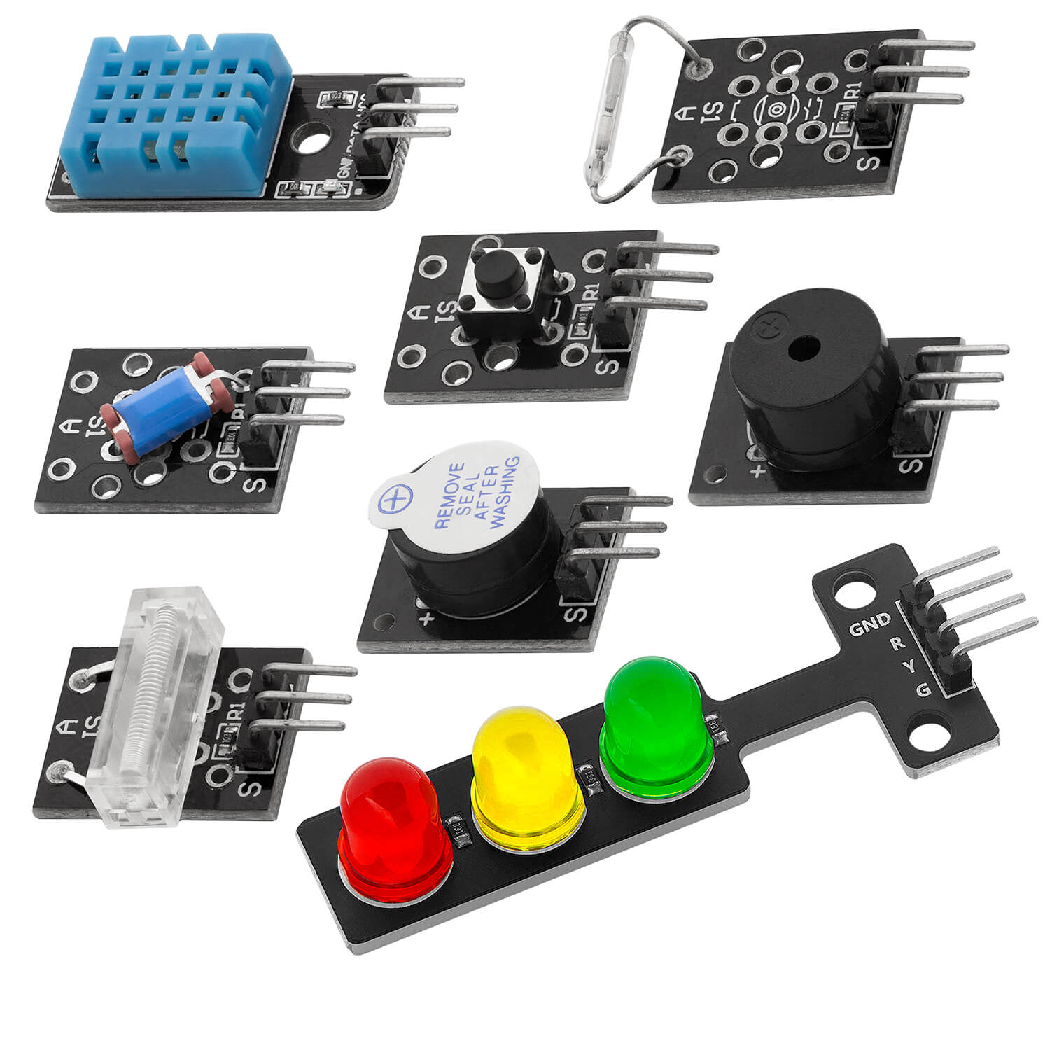 35 in 1 kit di sensori kit di moduli e kit di accessori compatibili con Arduino e Raspberry Pi