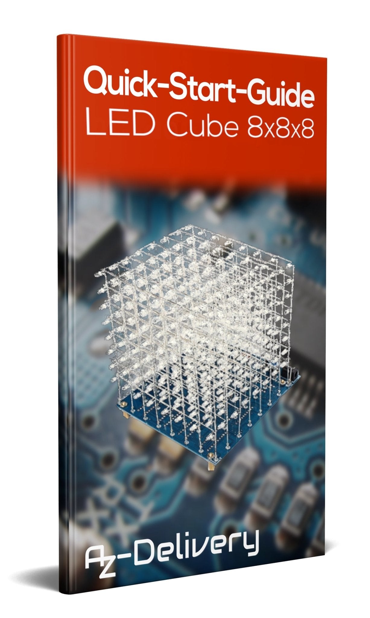 3D LED Cube 8x8x8 Kit cubo per saldatura