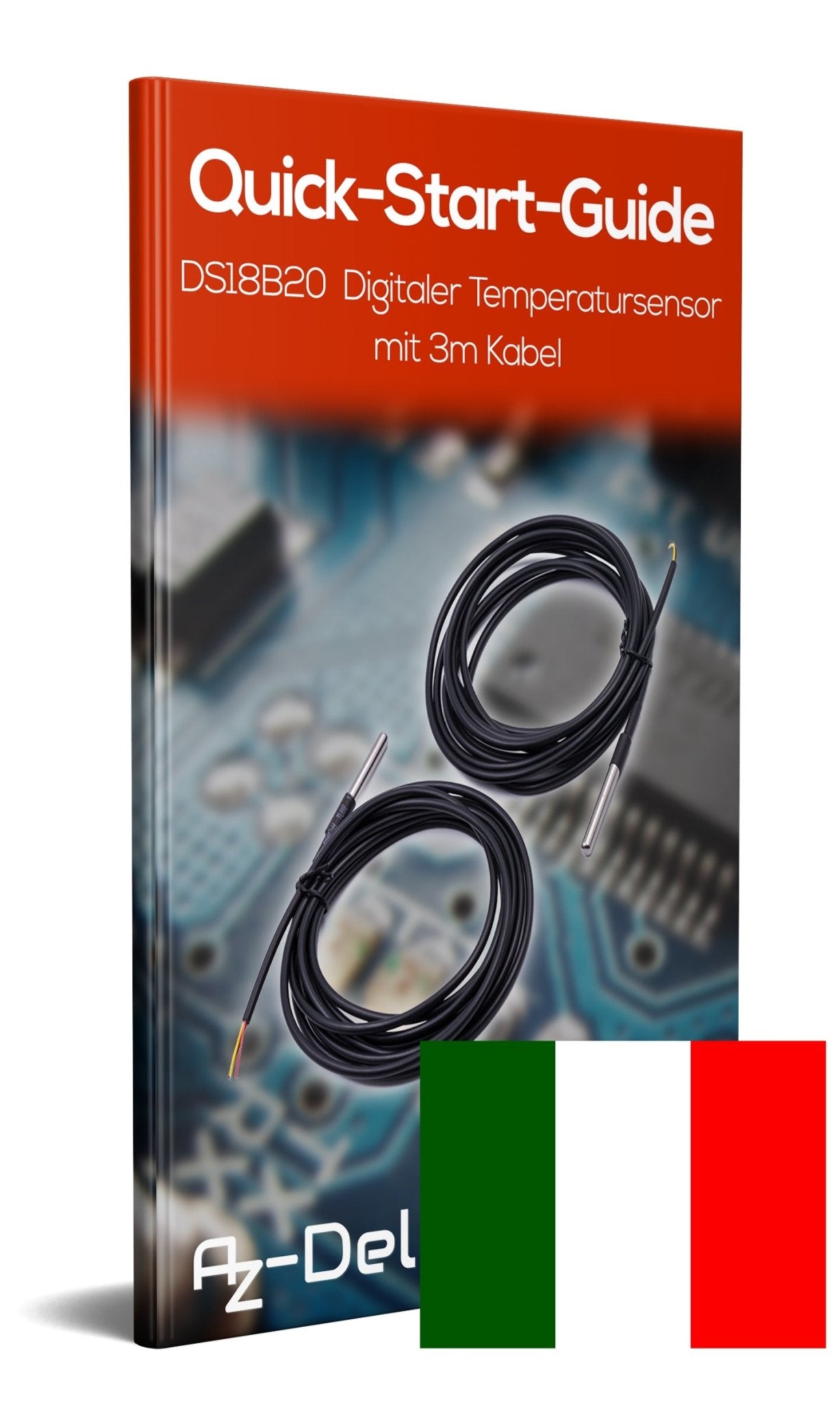 3M Kabel DS18B20 digitaler Edelstahl Temperatursensor Temperaturfühler, wasserdicht - ebook