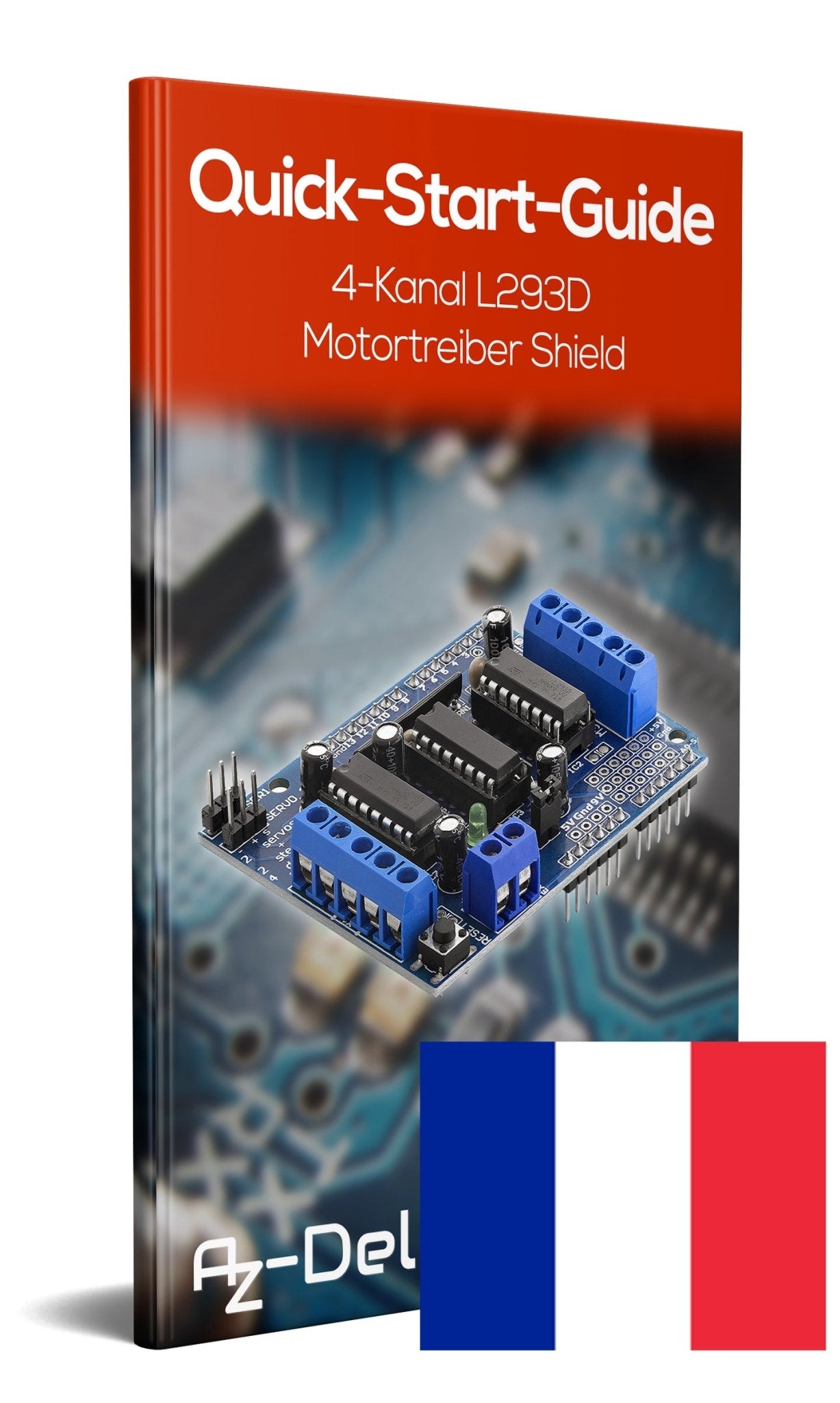 Driver de moteur L293D 4 canaux Driver de moteur pas à pas Shield