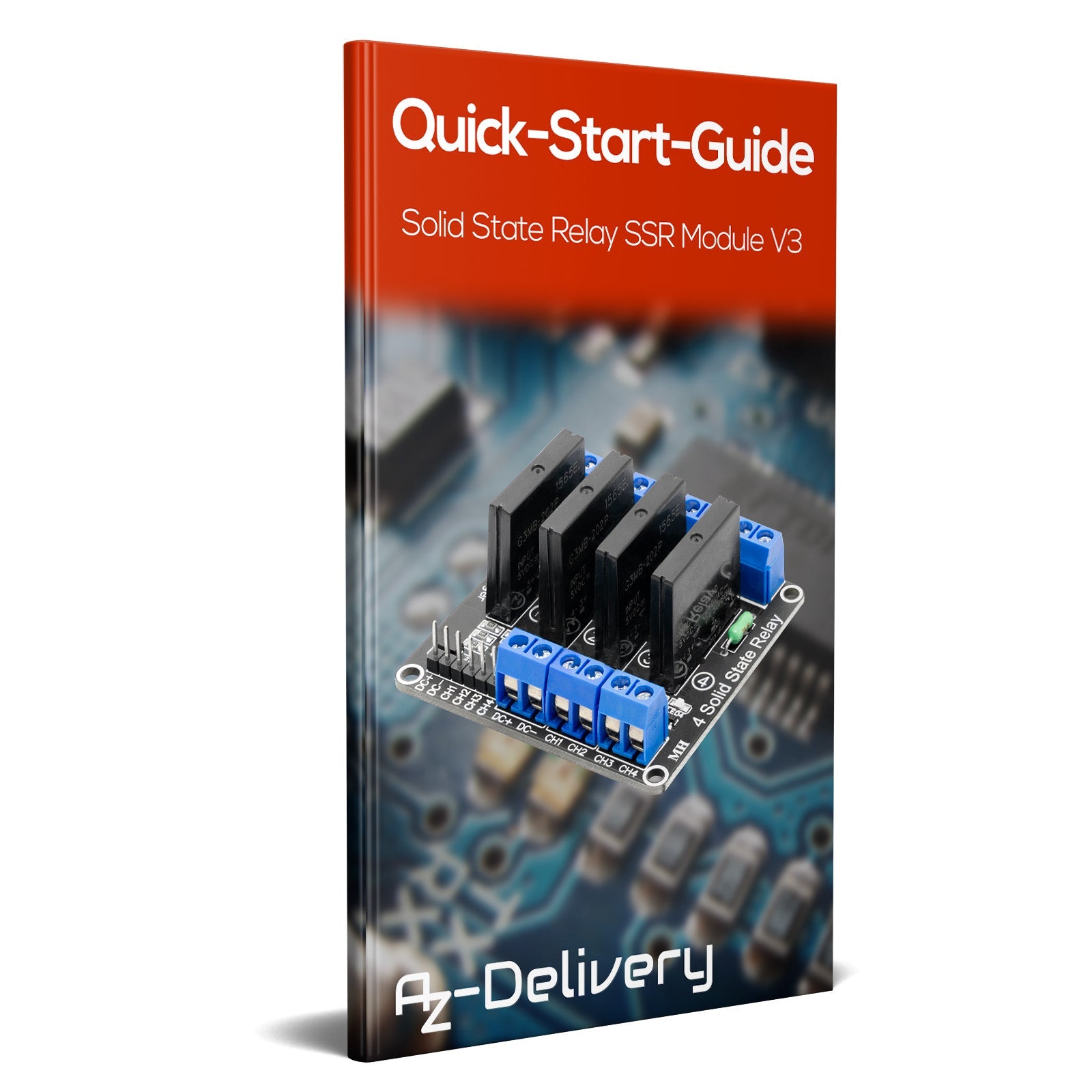 4-kanaals Solid State relais 5V DC laag niveau Trigger Power Switch compatibel met Arduino en Raspberry Pi