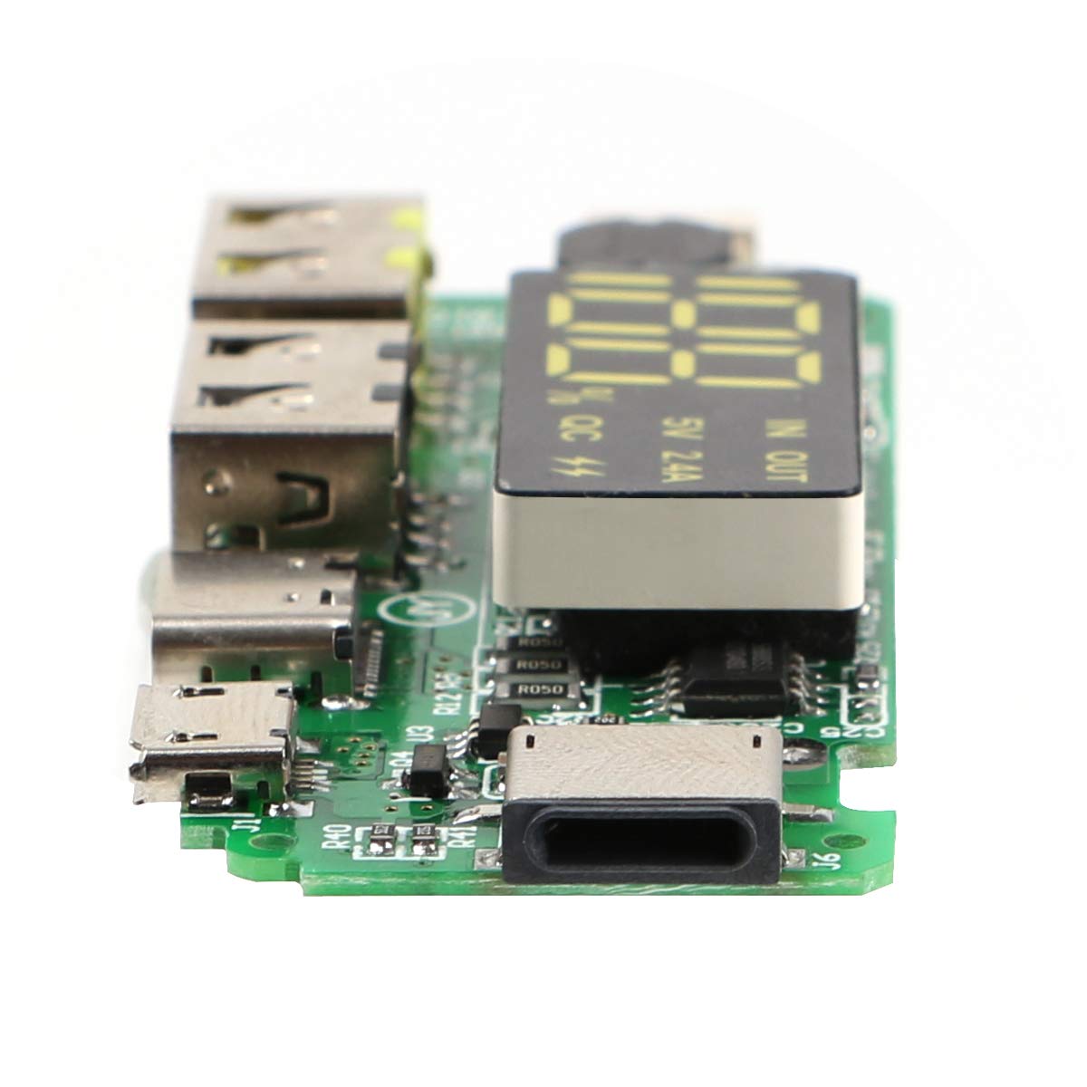 4pcs 18650-Board Dual USB 5V 2.4A Mobilmodul 18650-Lithium-Batterie-Ladegerät-Board