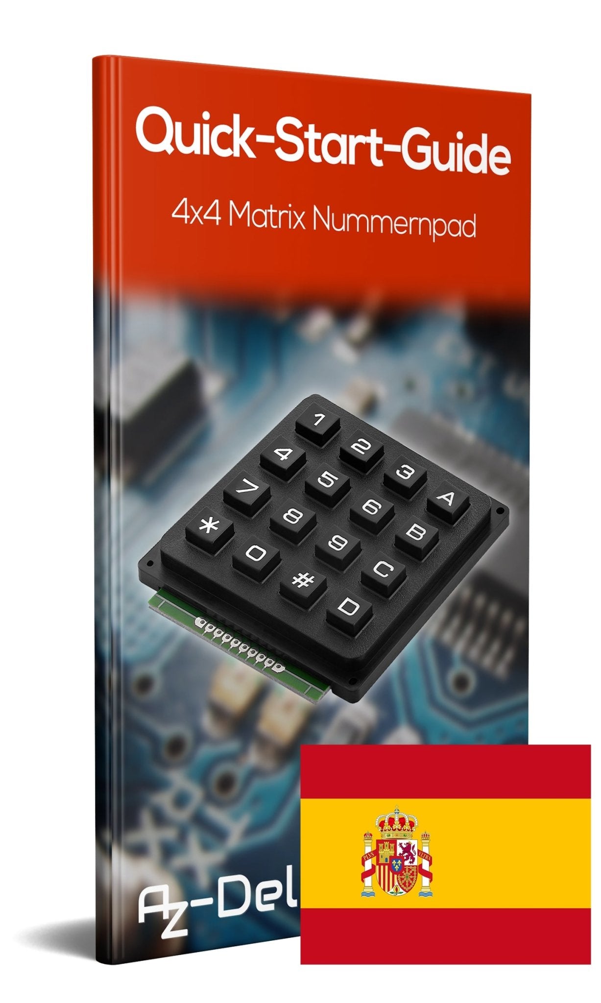 4x4 Matrix Keypad Tastatur kompatibel mit Arduino und Raspberry Pi