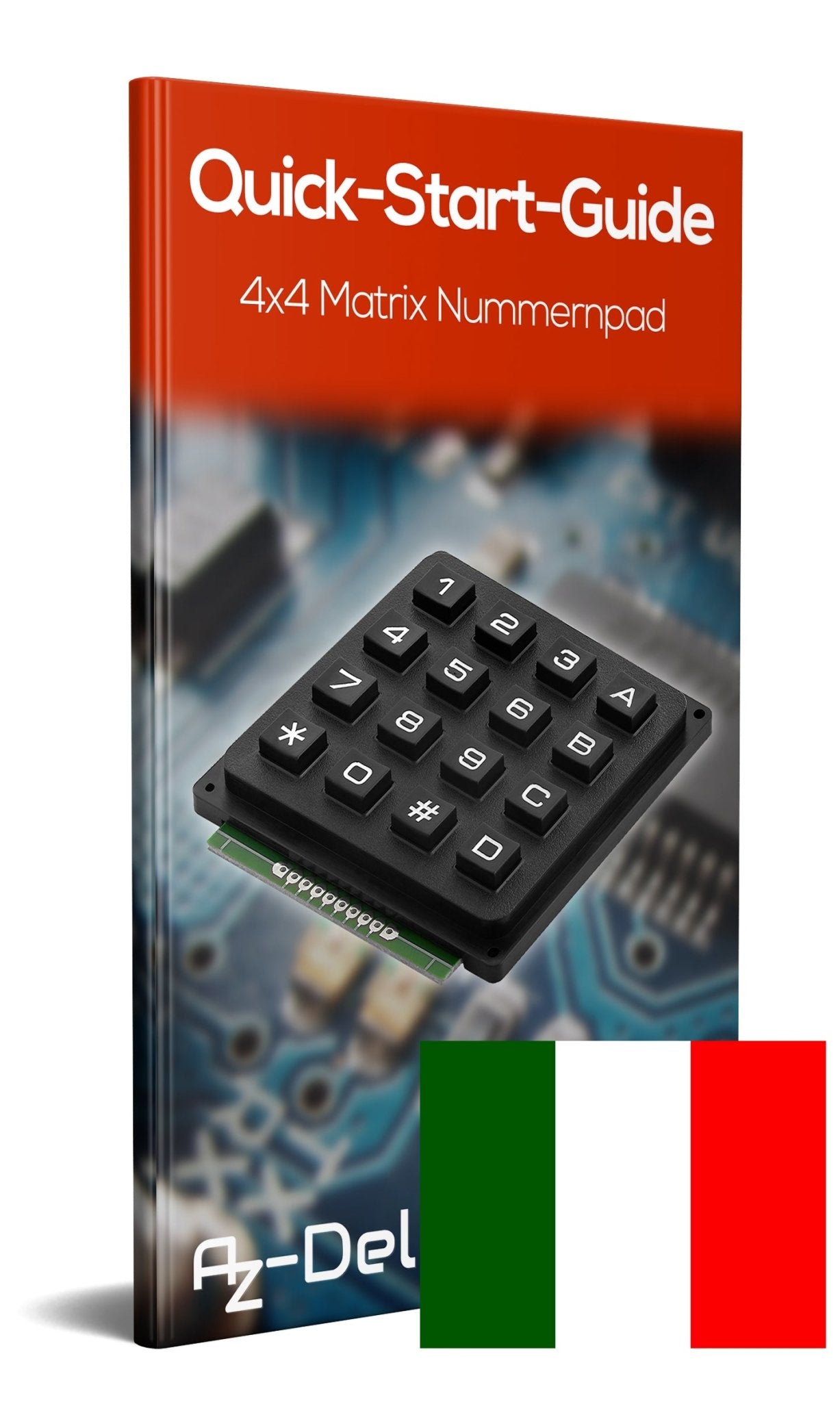 4x4 Matrix Keypad Tastatur kompatibel mit Arduino und Raspberry Pi