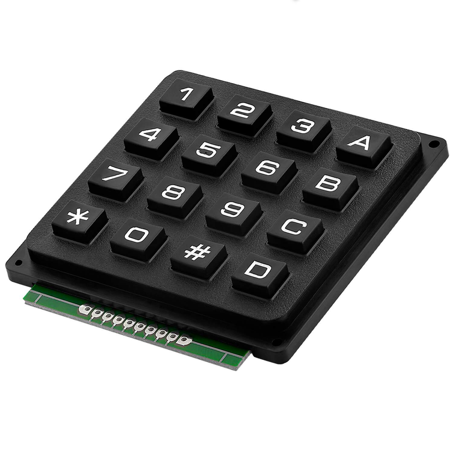 4x4 Matrix Keypad Tastatur kompatibel mit Arduino und Raspberry Pi